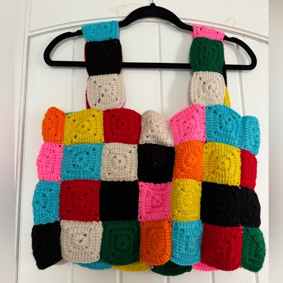 Series NY handmade crotchet tank top, size large - Picture 6 of 6